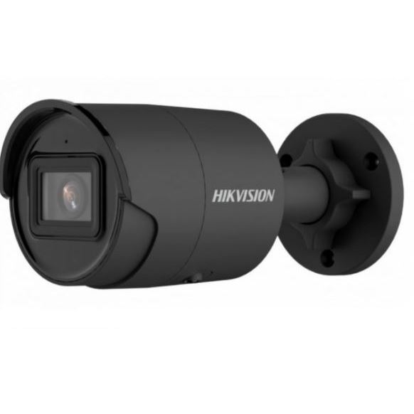 DS-2CD2046G2-IU(2.8mm)(C)(BLACK) 4MPix IP Bullet AcuSense kamera; IR 40m, mikrofon, černá