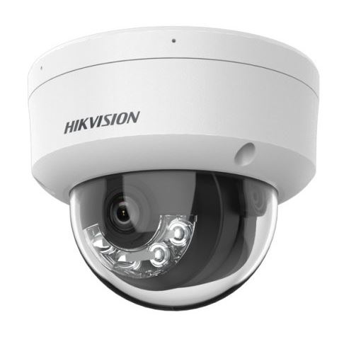 DS-2CD2123G2-LIS2U(2.8mm) 2MPix IP Dome Smart Hybrid Light AcuSense kamera; LED/IR 30m, audio, alarm, IP67, IK10