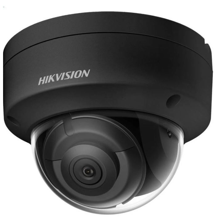 DS-2CD2143G2-IU(2.8mm)(BLACK) 4MPix IP Dome kamera; IR 30m, mikrofon, IP 67, IK10, černá