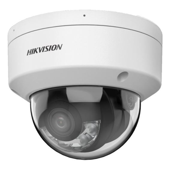 DS-2CD2187G2H-LISU(2.8mm)(eF) 8MPix IP Dome Hybrid ColorVu AcuSense kamera; LED/IR 30m, WDR 130dB,audio, alarm, IP67