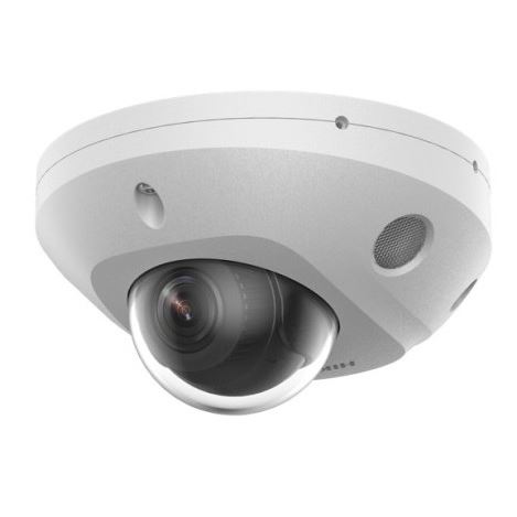 DS-2CD2543G2-LIS2U(2.8mm) 4MPix IP Mini Dome Smart Hybrid Light AcuSense kamera; LED/IR 30m, audio, alarm, IP67, IK08