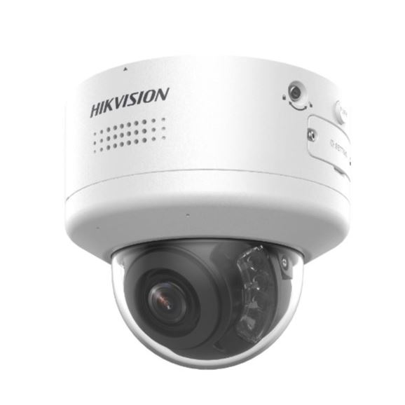 DS-2CD2746G2H-IPTRZS2U/SL(2.8-12mm) 4MPix IP PTRZ AcuSense Dome kamera; IR 40m, Audio, Alarm, blikač, IK10
