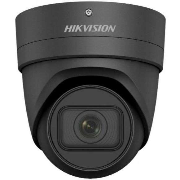 DS-2CD2H86G2-IZS(2.8-12mm)(C)/BLACK 8MPix IP Turret AcuSense kamera; IR 40m, Audio, Alarm, IK10, černá