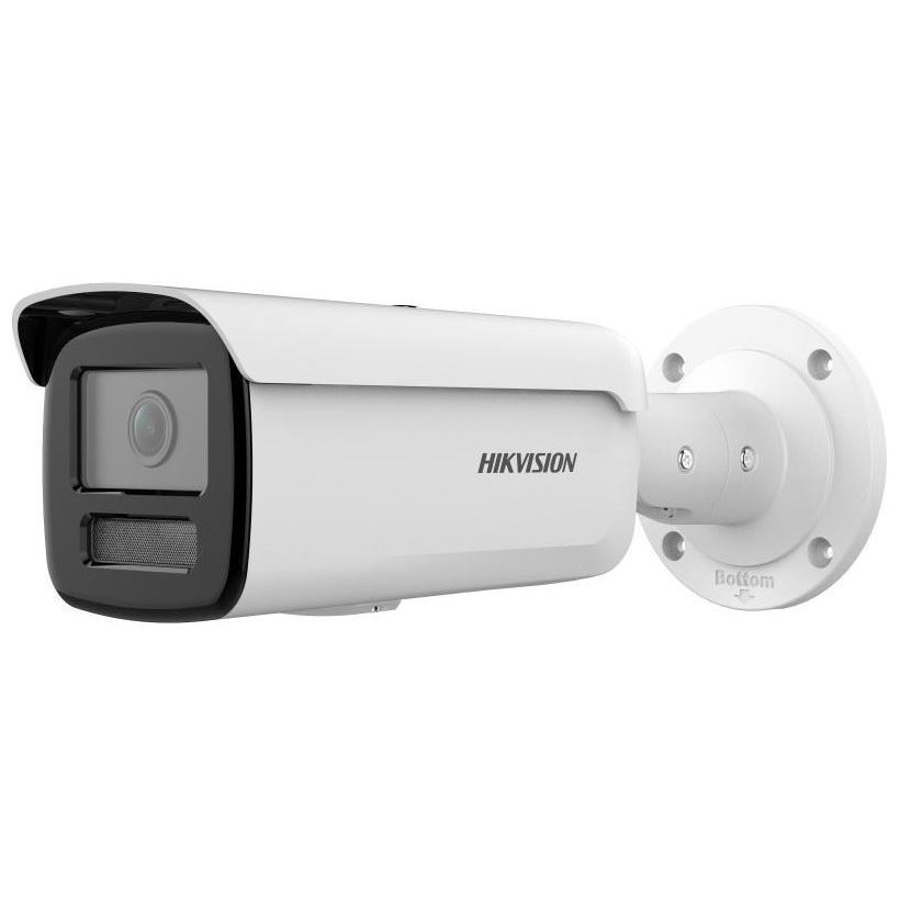 DS-2CD2T83G2-4LI(2.8mm) 4MPix IP Bullet Hybrid ColorVu AcuSense kamera; LED/IR 80m, mikrofon, IK10