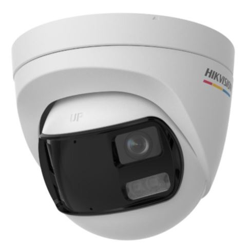 DS-2CE72KF3TP-DLS 3K panoramatická HDTVI Turret Smart Hybrid Light kamera; LED/IR 40m, 4v1, Mikrofon, IP67