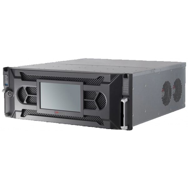 DS-96128NI-I24/H 128 kanálový NVR pro IP kamery; HDMI; 4x LAN; 24x SATA; RAID; 7TFT displej