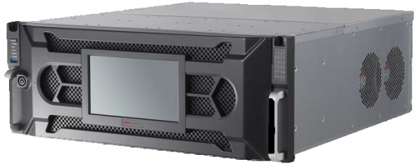 DS-96256NI-I24/H 256 kanálový NVR pro IP kamery; HDMI; 4x LAN; 24x SATA; RAID; 7TFT displej