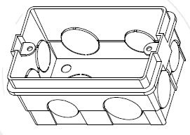 DS-KAB118 montážní box k IP monitorům Hikvision