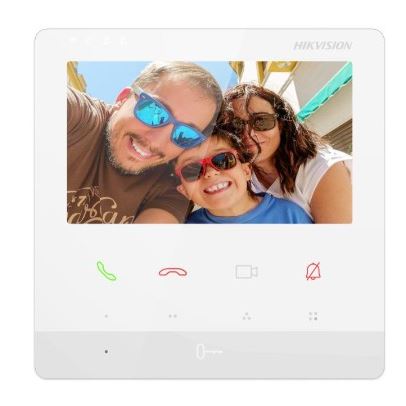 DS-KH7100EY-WE2/White 2-žilový HD 4,3" monitor; bílý s Wi-Fi