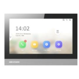 DS-KH8380-WTE1/Flush 7" IP bytový dotykový monitor pro zápustnou montáž; Wi-Fi; PoE