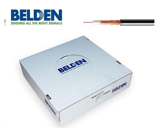 Kabel koax BELDEN H125 CU PE 250M černý