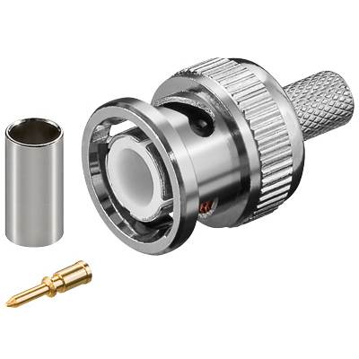 Konektor BNC lisovací 6,0mm (3,80/ring 6,5 kleště 255)