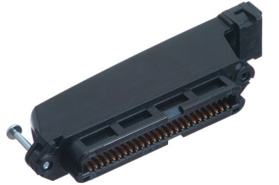 Konektor typ TELCO 50 pin lisovací FEMALE 90°