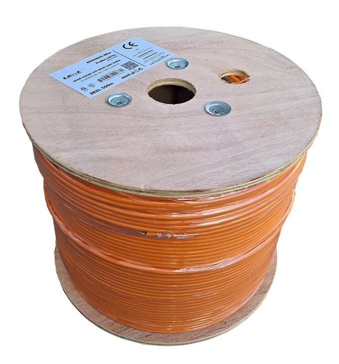 LEXI-Net instalační kabel Cat 5e UTP LSOH (B2ca) 500m cívka - oranžový