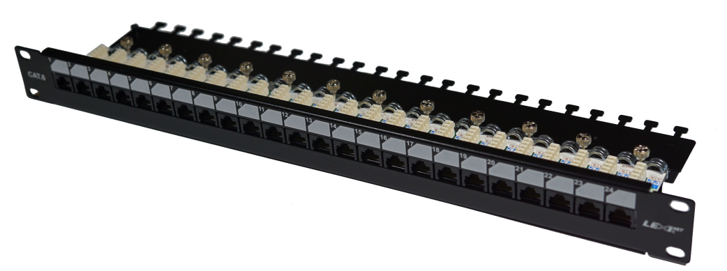 LEXI-Net Patch panel EXCLUSIVE osazený 24 UTP Cat 6
