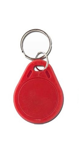 MF-Y3 - bezkontaktní červený přívěšek MIFARE Hikvision; 13,56Mhz