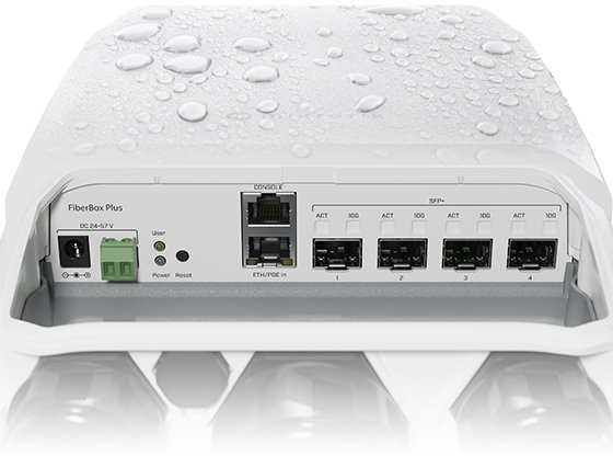 MikroTik Cloud Router Switch CRS305-1G-4S+OUT, FiberBox Plus
