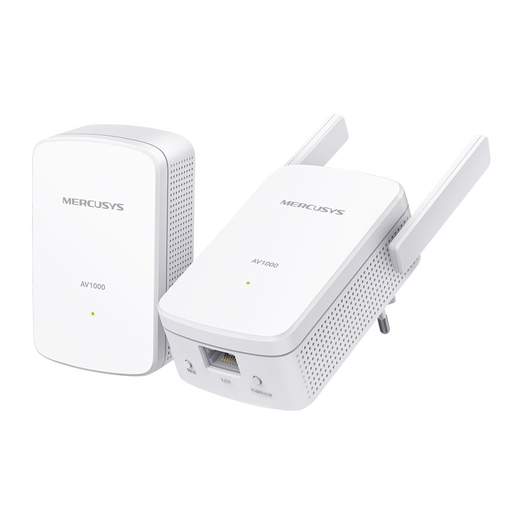 Powerline ethernet TP-Link Mercusys MP510 KIT kit MP510 + MP500, WiFi, 1000Mbps, AV2