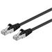 Premiumcord Patch kabel CAT6a S-FTP, RJ45-RJ45, AWG 26/7 2m černá