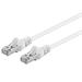 Premiumcord Patch kabel CAT6a S-FTP, RJ45-RJ45, AWG 26/7 3m bílá