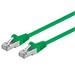 Premiumcord Patch kabel CAT6a S-FTP, RJ45-RJ45, AWG 26/7 5m zelený