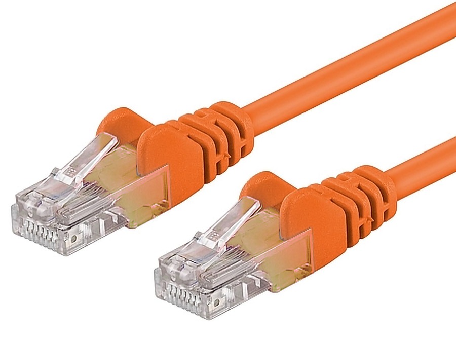 PremiumCord Patch kabel UTP RJ45-RJ45 CAT6 7m oranžová