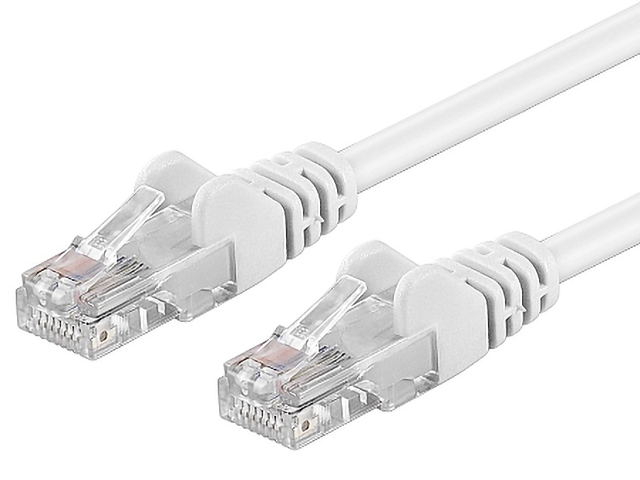 PremiumCord Patch kabel UTP RJ45-RJ45 level 5e 7m bílá