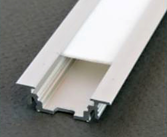 Profil hliníkový P2 na zafrézování pro LED pásek délky 2M 7x24mm bez Difuzoru