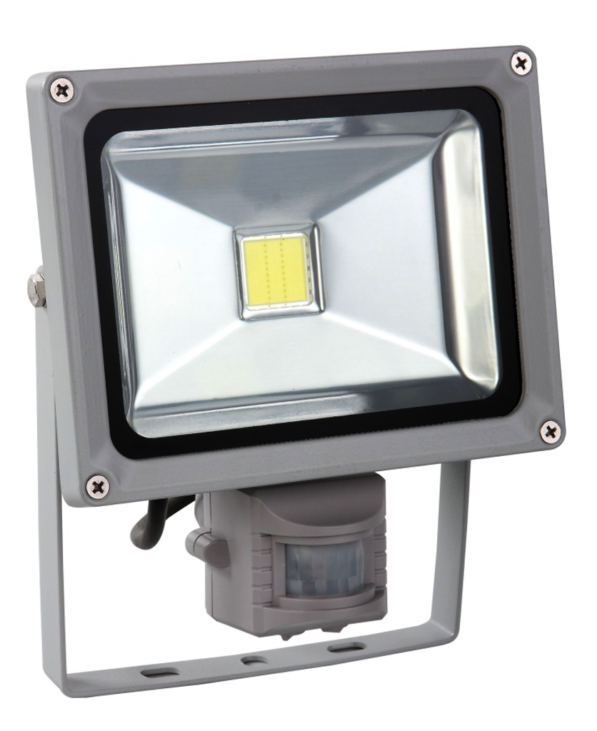 Reflektor LED 20W, 1400Lm, 4500K, 230V se senzorem