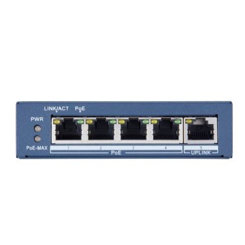 switch 4xGb PoE + 1x Gb uplink RJ-45, 60W