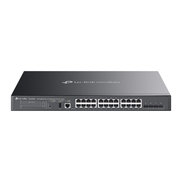 Switch TP-Link SG5428XMPP 16x GLan s POE+, 8x GLan s PoE++, 4x SFP+, 500W, 19", Omáda SDN