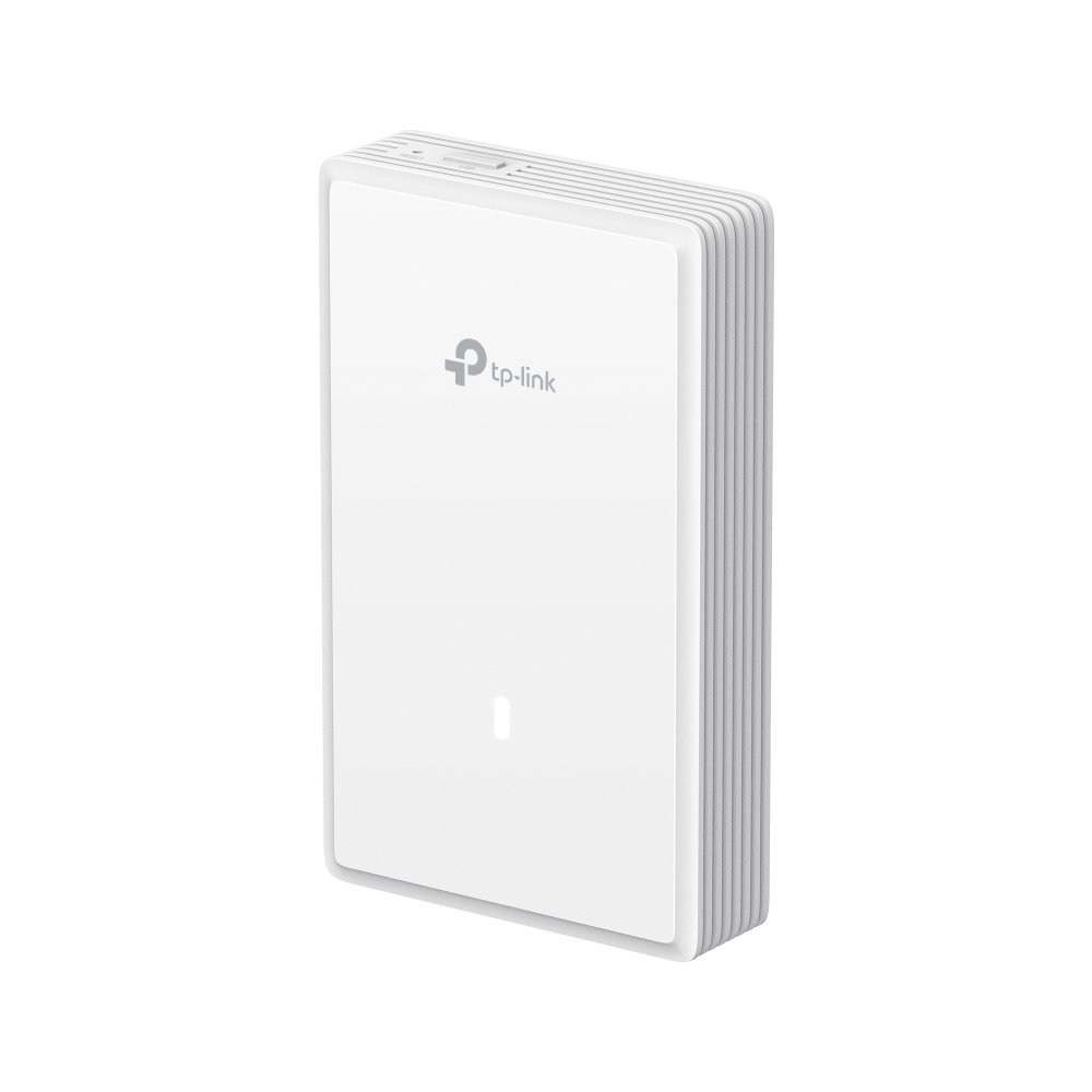 WiFi router TP-Link EAP725-Wall WiFi 7 BE3600., 1x 2,5GLAN s PoE-in, 1x 2,5GLAN, 2 GLAN, 2,4 a 5 GHz, Omáda SDN