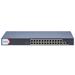 DS-3E1526P-EIV2 Smart managed switch 24x Gb PoE + 1x Gb RJ45 + 1xGb SFP, 370W, Super PoE - dosah až 300m