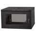 LEXI-Net Basic Rozvaděč nástěnný 19" 6U 520x450, dveře sklo, černý