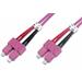 LEXI-Net Patch kabel 50/125, SC-SC OM4, 2m duplex