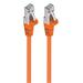 Premiumcord Patch kabel CAT6a S-FTP, RJ45-RJ45, AWG 26/7 0,25m oranžová