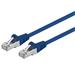 Premiumcord Patch kabel CAT6a S-FTP, RJ45-RJ45, AWG 26/7 3m modrá