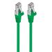 Premiumcord Patch kabel CAT6a S-FTP, RJ45-RJ45, AWG 26/7 5m zelený
