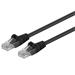 PremiumCord Patch kabel UTP RJ45-RJ45 level 5e 0.5m černá