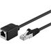 PremiumCord Prodlužovací Patch kabel F/UTP RJ45-RJ45 M/F 0,5m