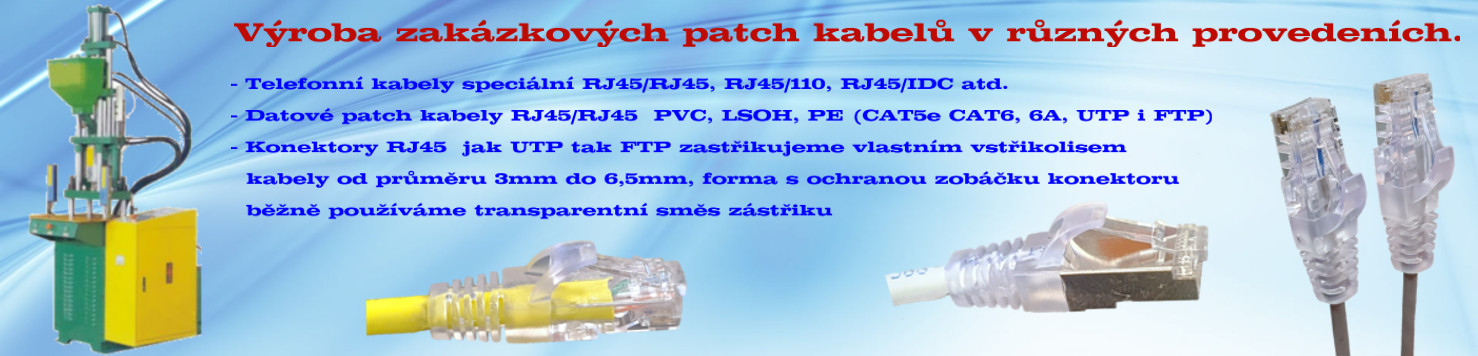 Výroba patch kabelů