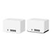 WiFi router TP-Link Mercusys Halo H85X(2-pack) WiFi 6, AX3000, 1x 2,5GLAN, 2x GLAN2,4/5 GHz